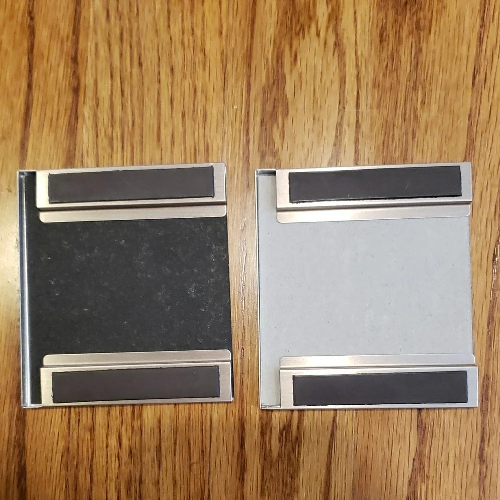 Silver Metal Magnetic Photo Frames (2)